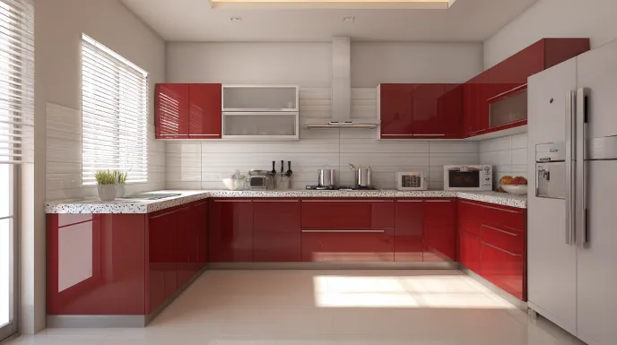 Elegant modular kitchen interior design