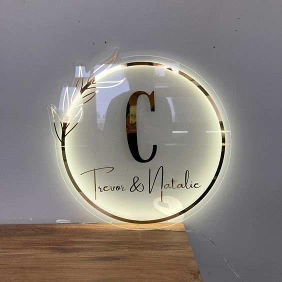 acrylic name plate design