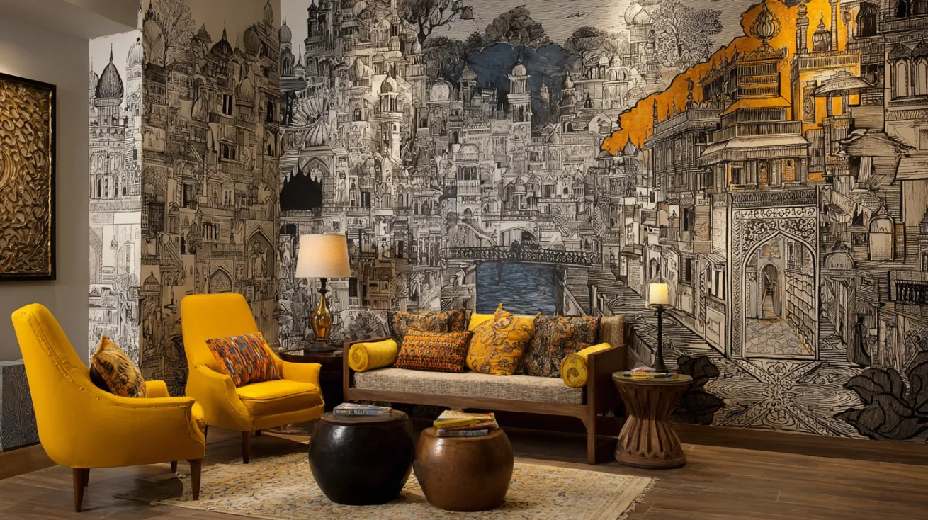mural storytelling wallpaper design ideas