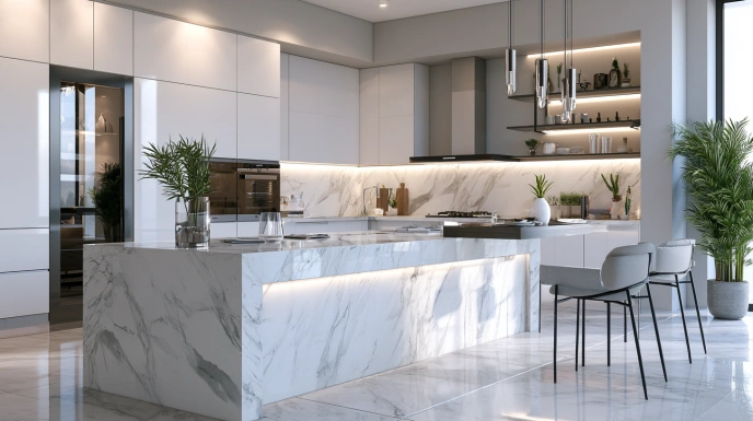 Nano glass countertop