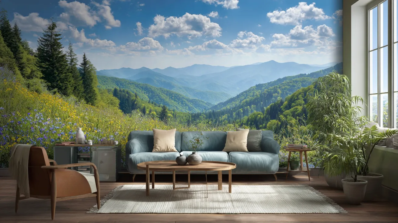 Nature-Inspired wallpaper design
