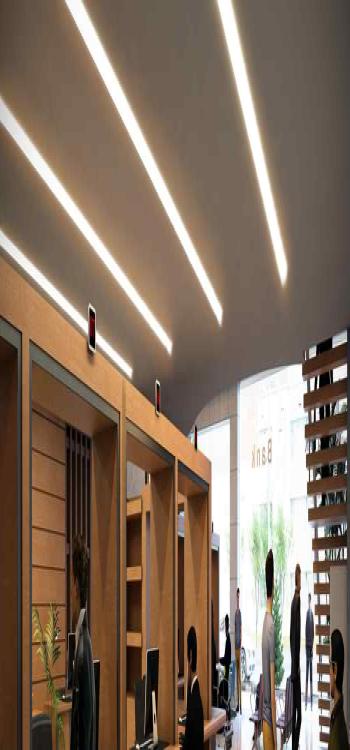 Office Reception False Ceiling Design