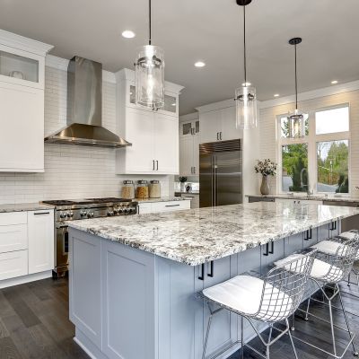 Open Kitchen With Breakfast Counter Designs