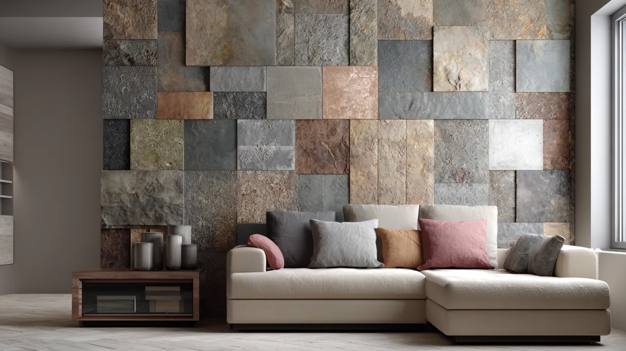 organic tiles exuding warmth wall tile design for cozy