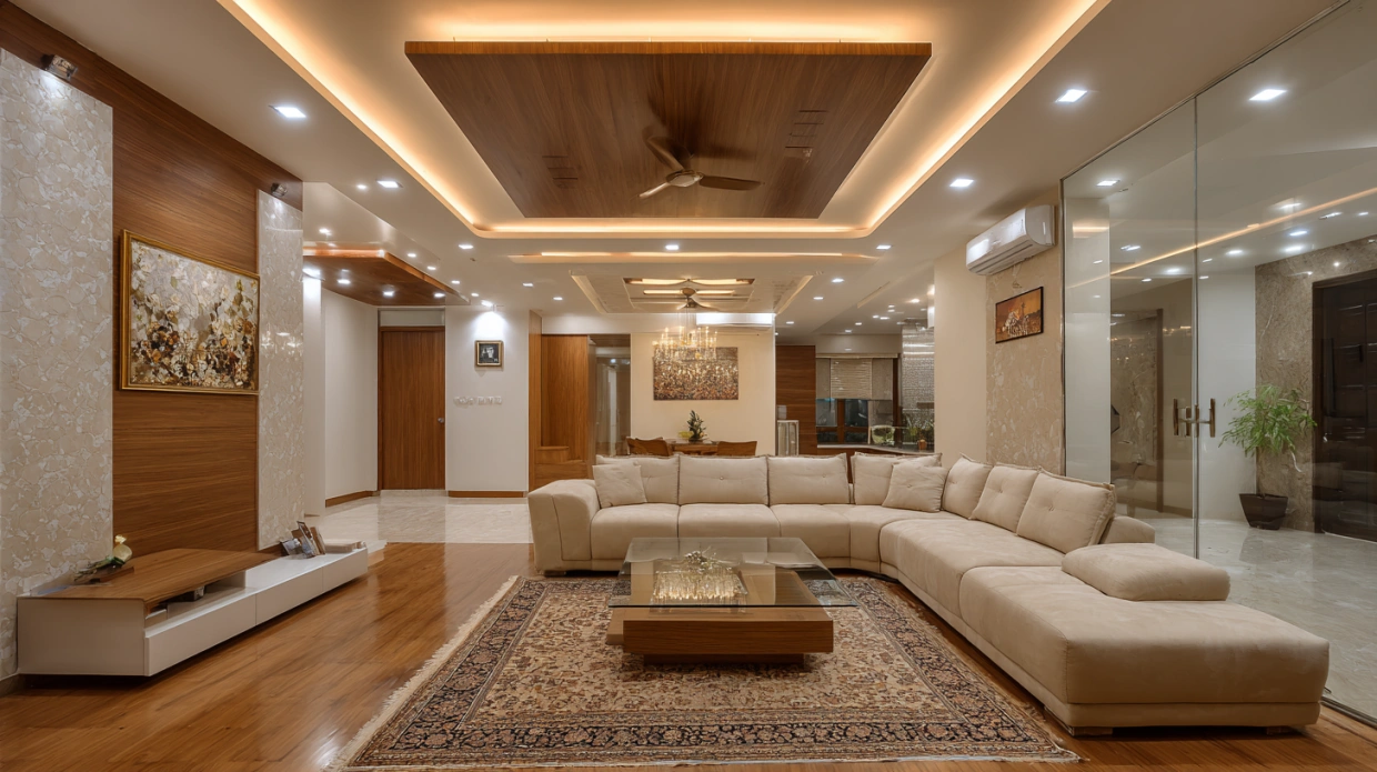 POP Ceiling Design for Living Room: The Complete 2026 Guide for Indian Homes