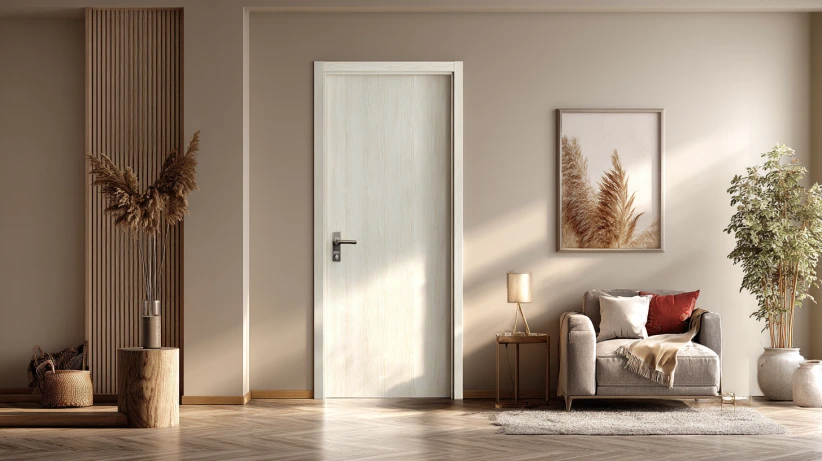 pvc finish featured in modern flush door designs