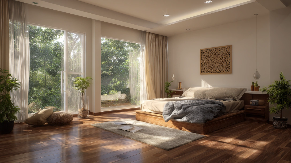 Room-wise PVC flooring design cost with different styles and pricing