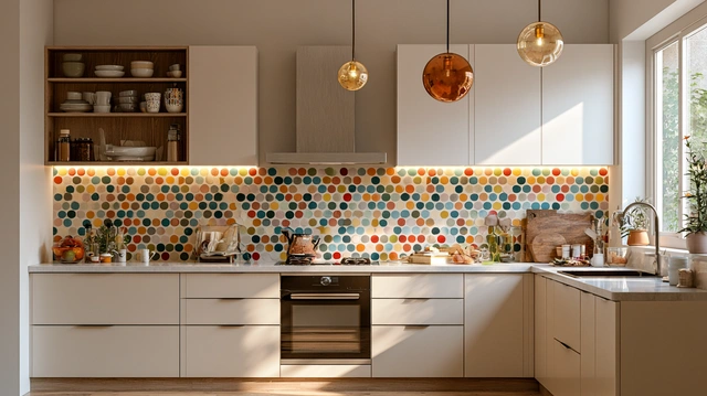 Penny kitchen wall tiles