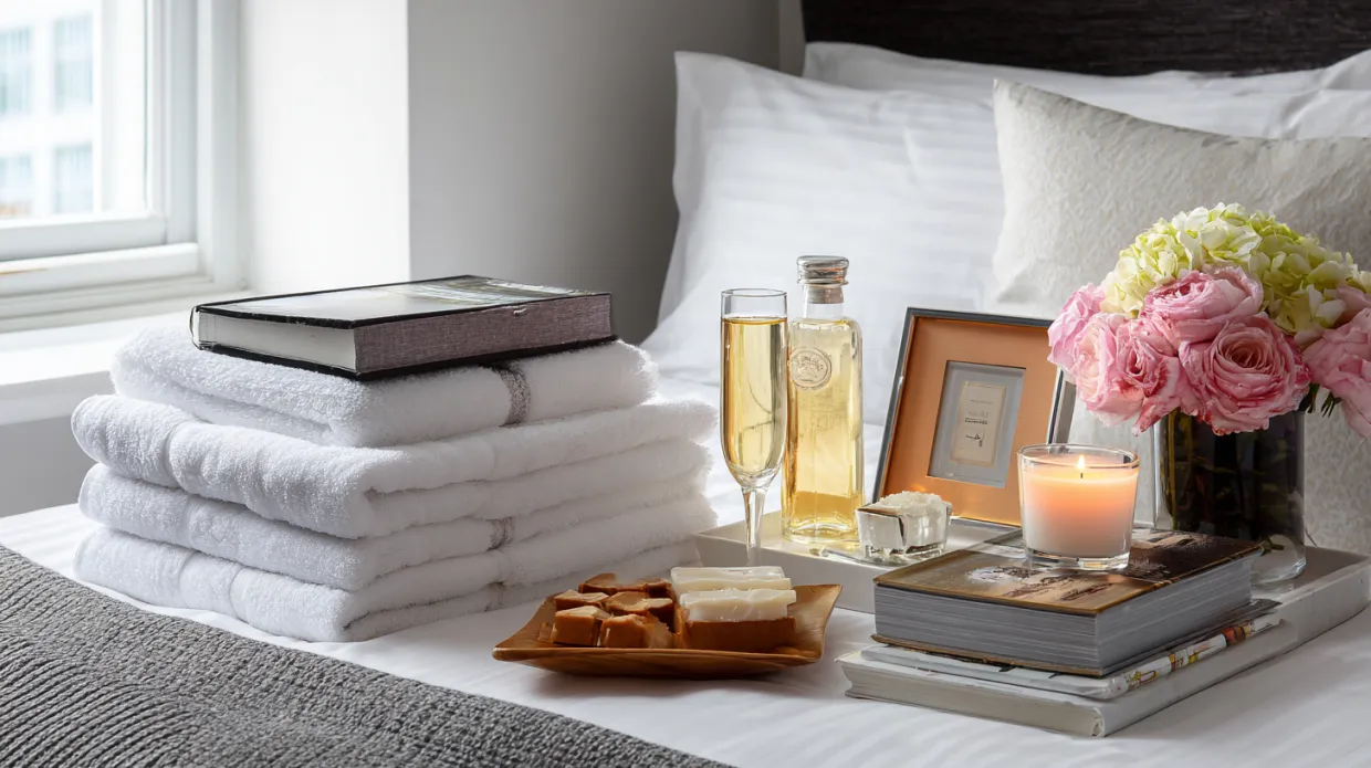 personalised touches for guest room interior with warm details