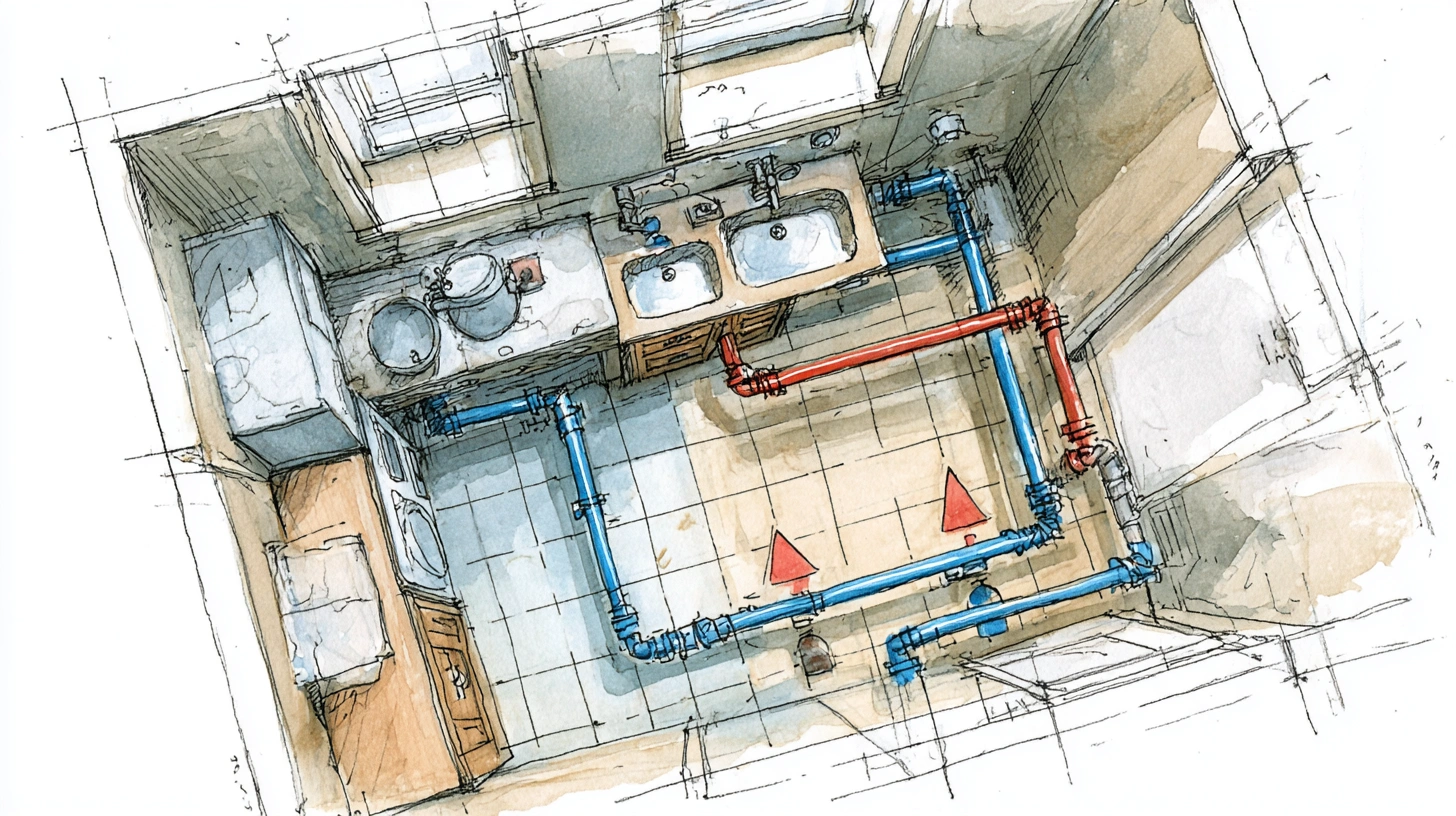 Architectural floor plan highlighting a dedicated utility wash area