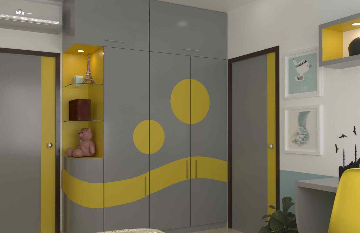 Modern Wardrobe Designs for Children's Rooms