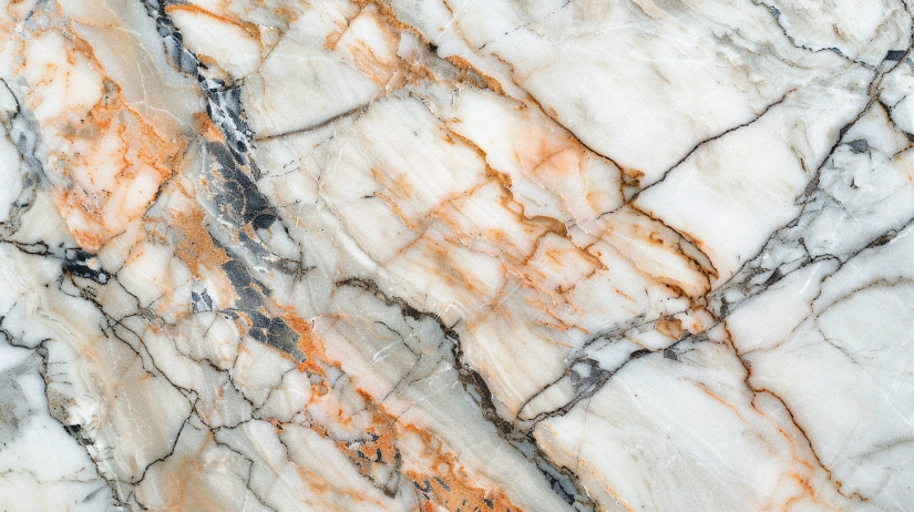 Premium marble flooring texture close-up showing stone detail