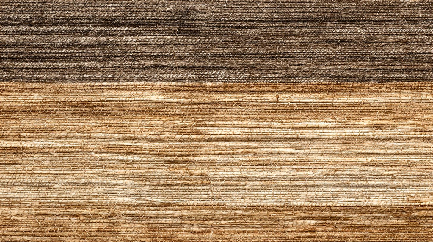 Natural grasscloth texture print on modern exterior walls