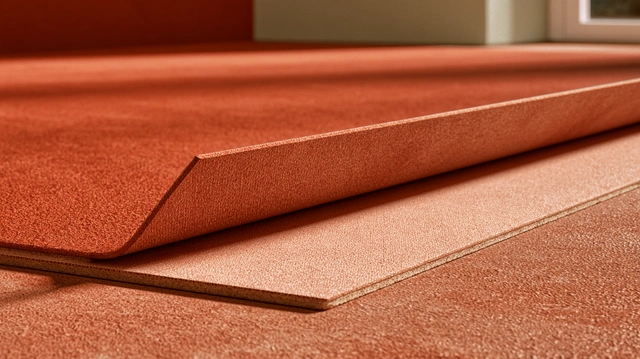 Red oxide coating with textured backing layer