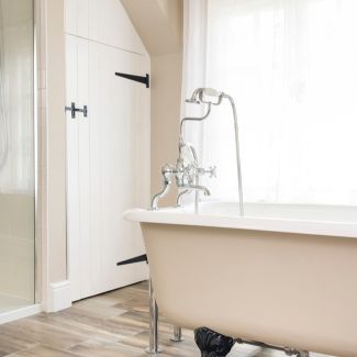 Retro bathroom interior design