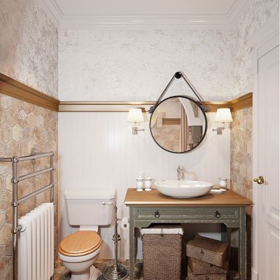 Rustic Bathroom Floor Tile Ideas