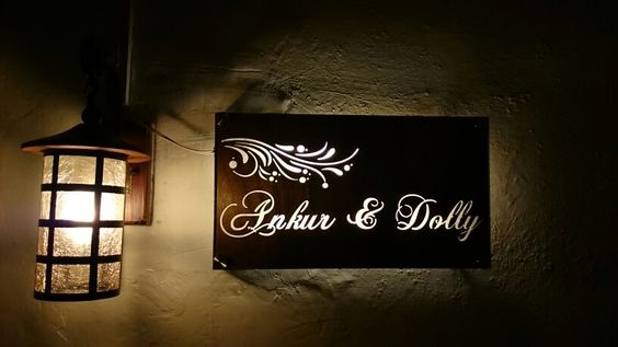 acrylic name plate design