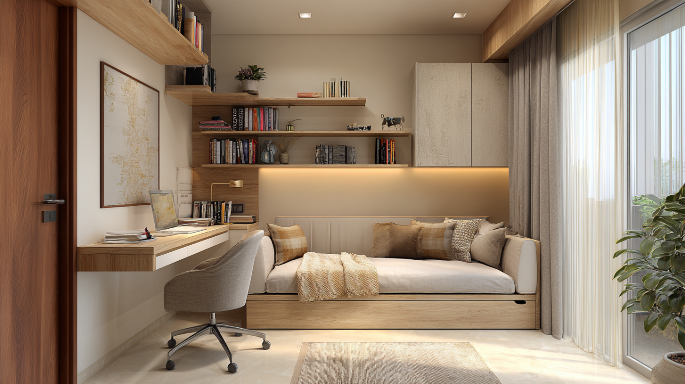 Second bedroom interior design for apartments