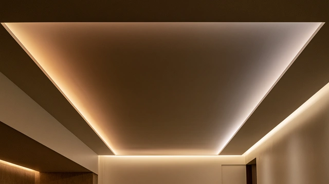 Gradient fibre ceiling