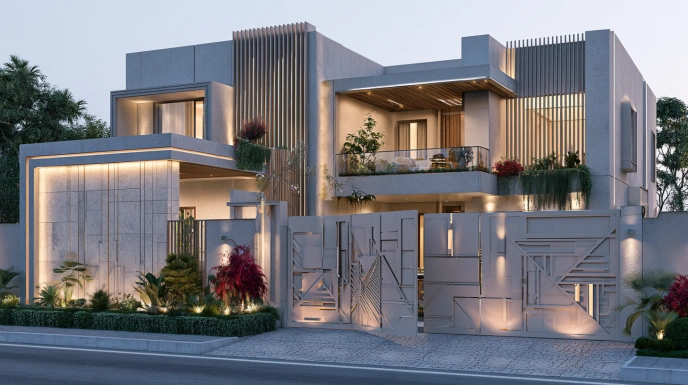 Side-folding gate design