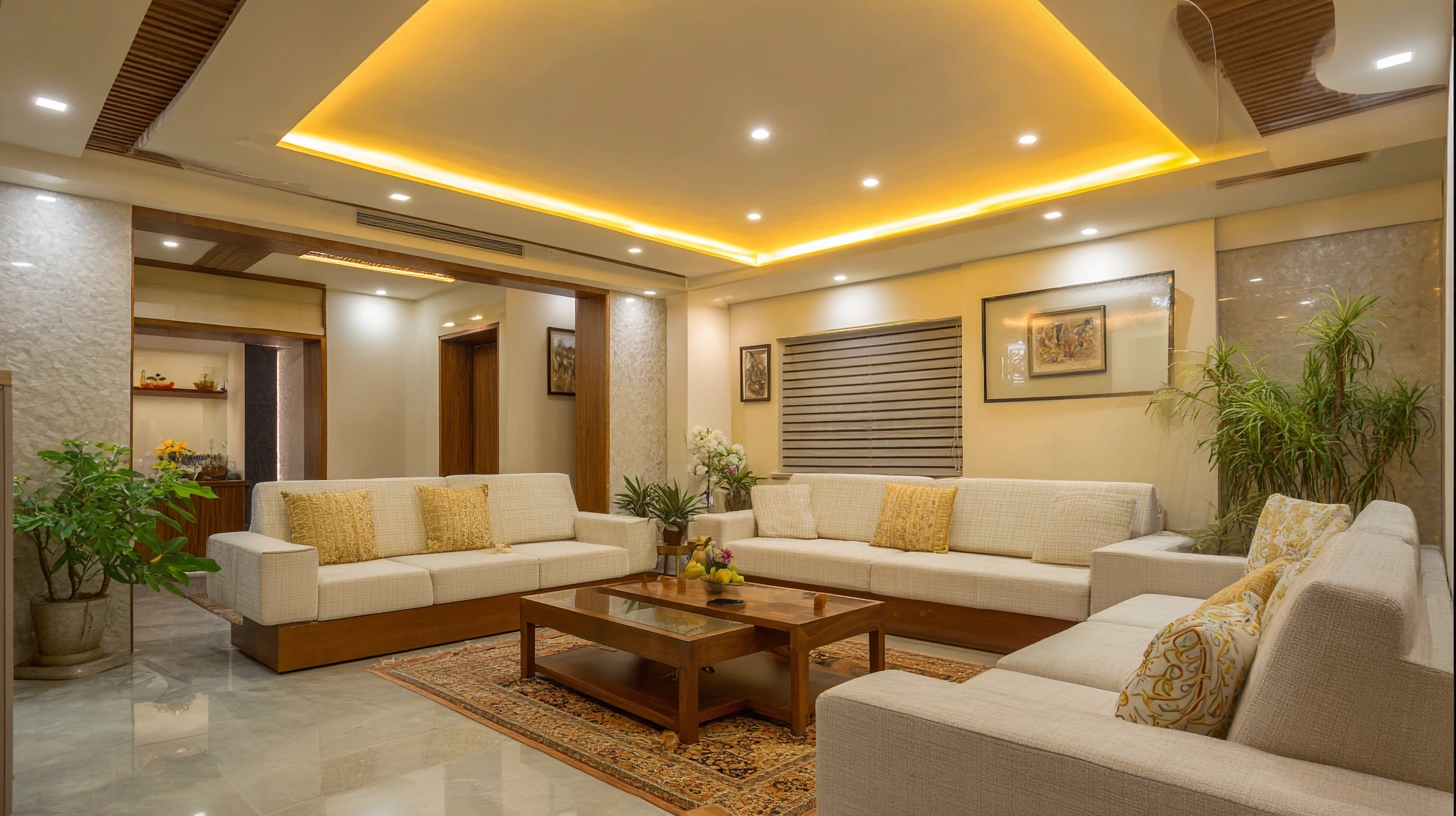 Sophisticated bedroom layout featuring soft single cove perimeter lighting