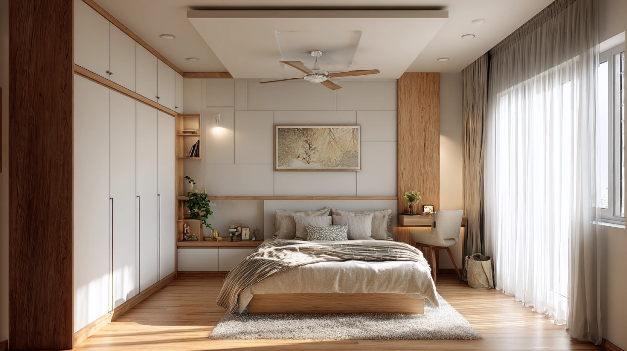 Single offset POP ceiling panel design