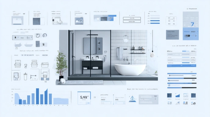 Small bathroom renovation cost infographic India
