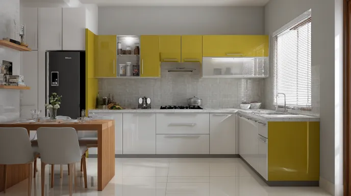 Small generic modular kitchen interior design