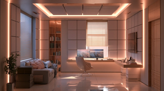 Smart luxury study room design