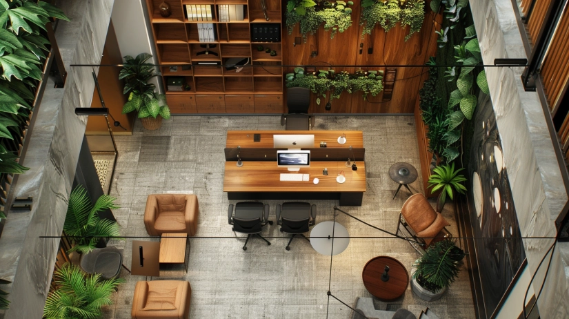 Smart space planning for a compact Indian office desk
