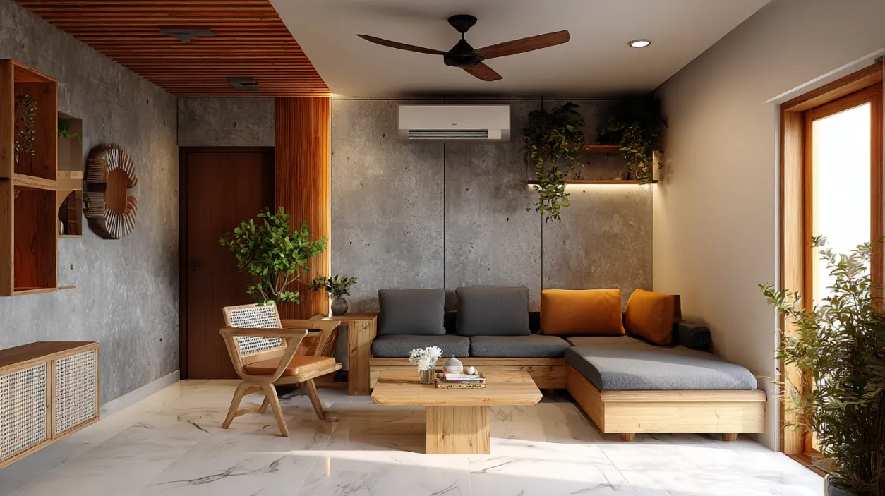 Smart space design for small low budget living rooms