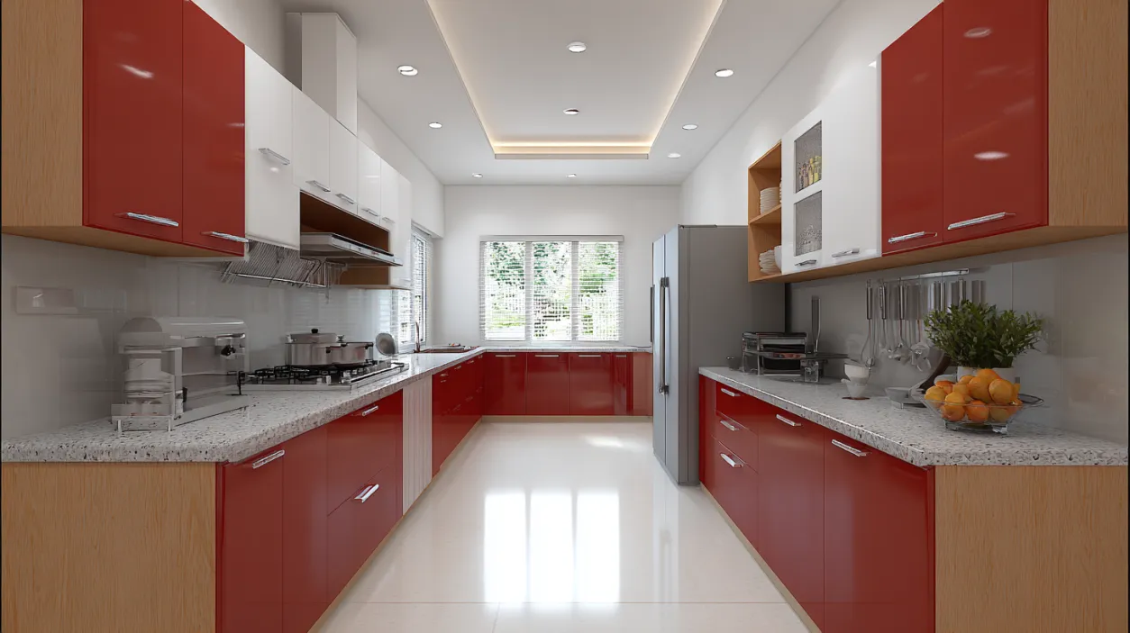 Smart modular kitchen interior design layout