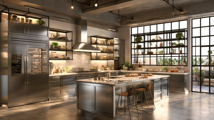 Stainless steel  cabinets