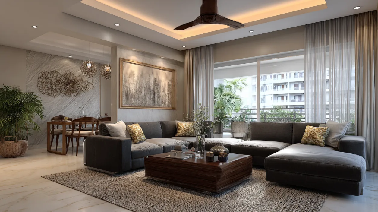Classic Apartment Interior Design in Bangalore