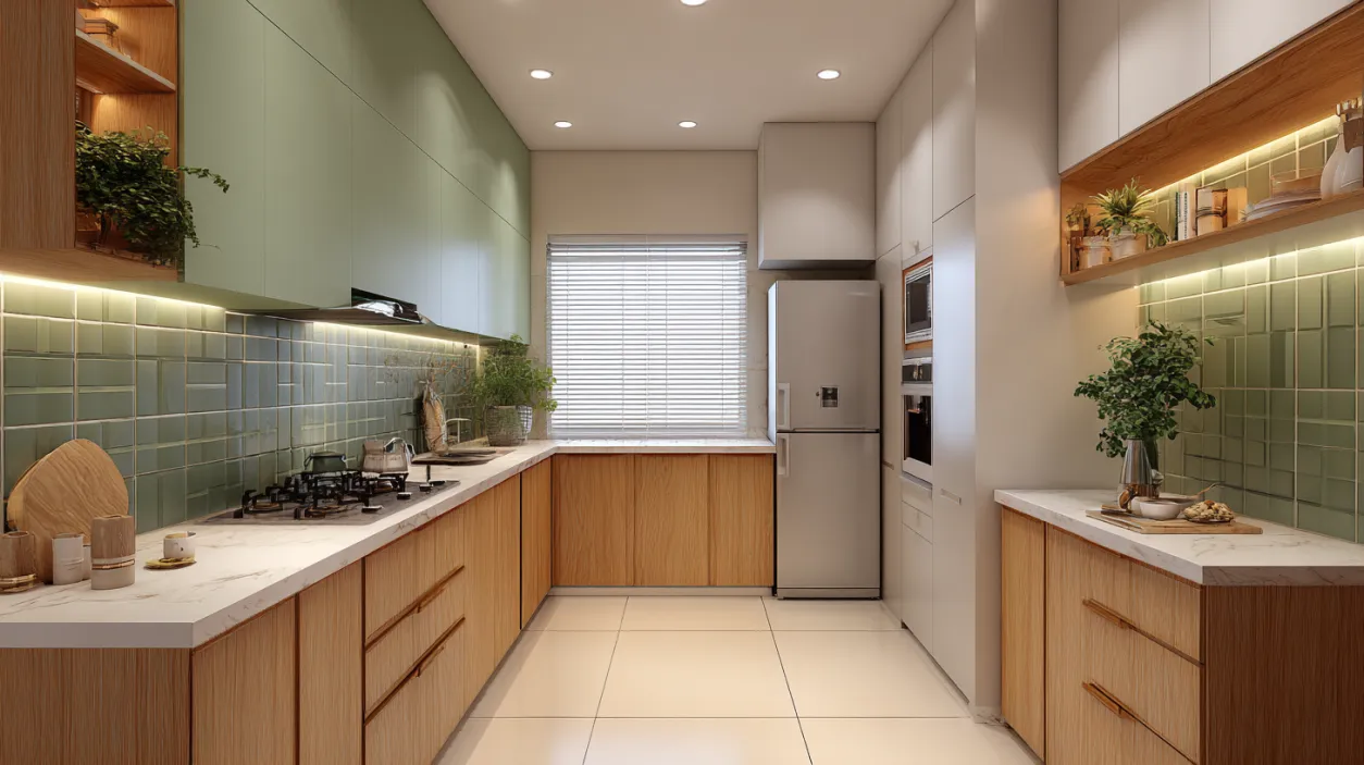 Standard kitchen interior design cost in Hyderabad area
