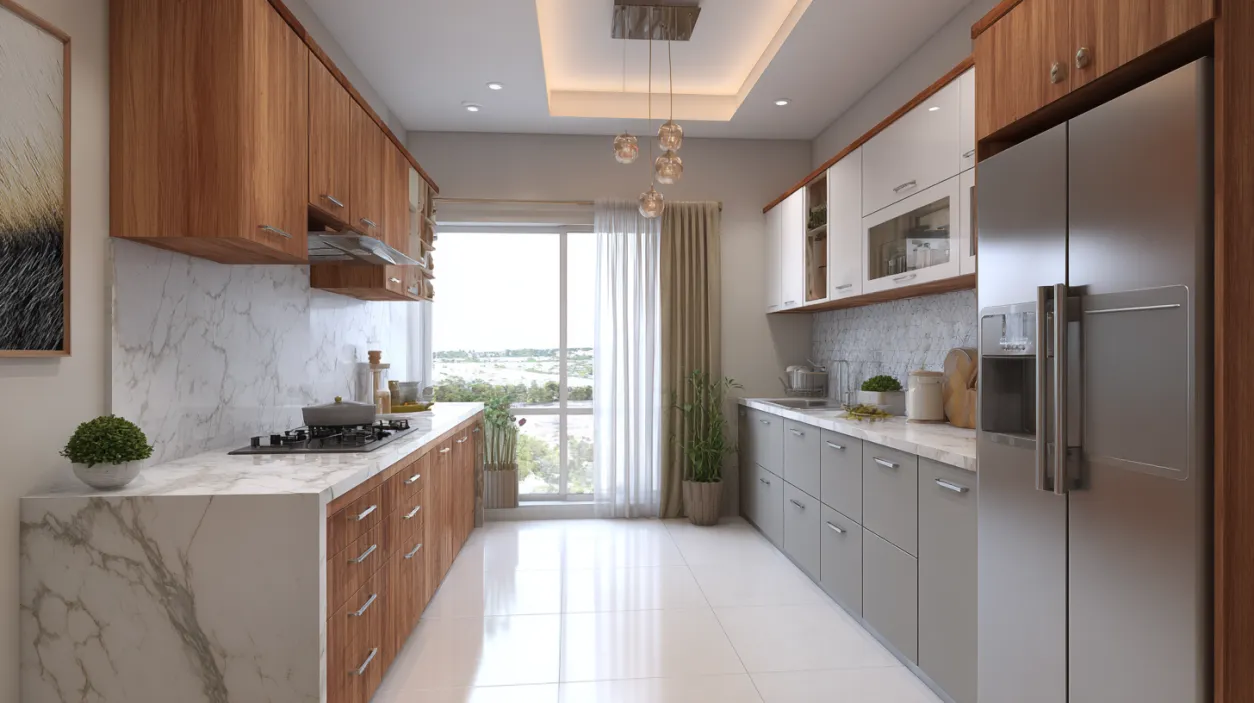 Standard kitchen interior design cost in Hyderabad area