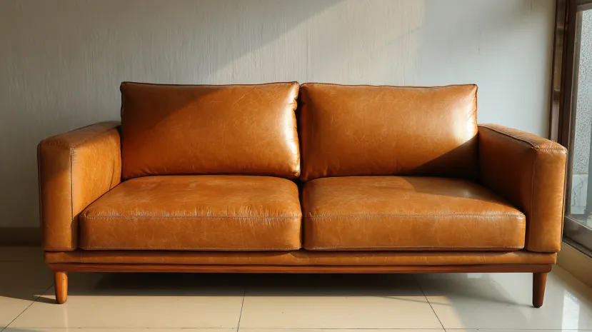 Super-Retro Orange Couch