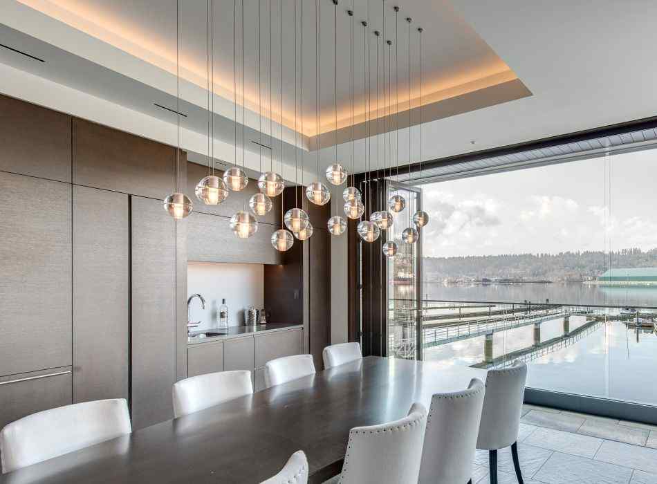 A simple rectangle-shaped fall ceiling design