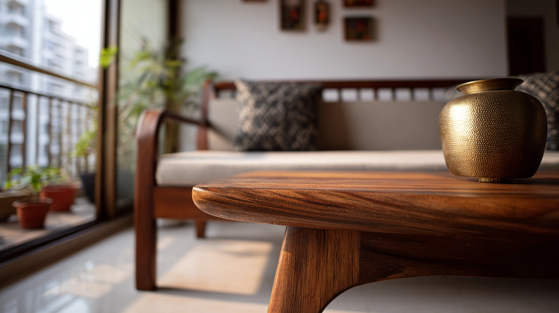 Traditional living room featuring warm earthy colour palette