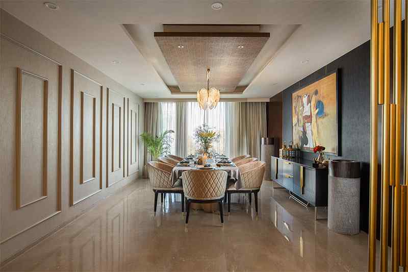 false ceiling design for dining room