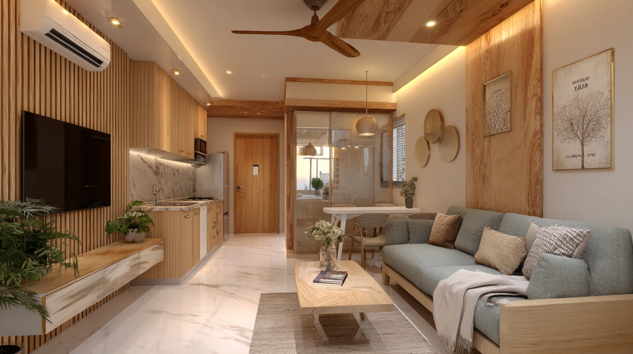 2 BHK interior design Pune apartment