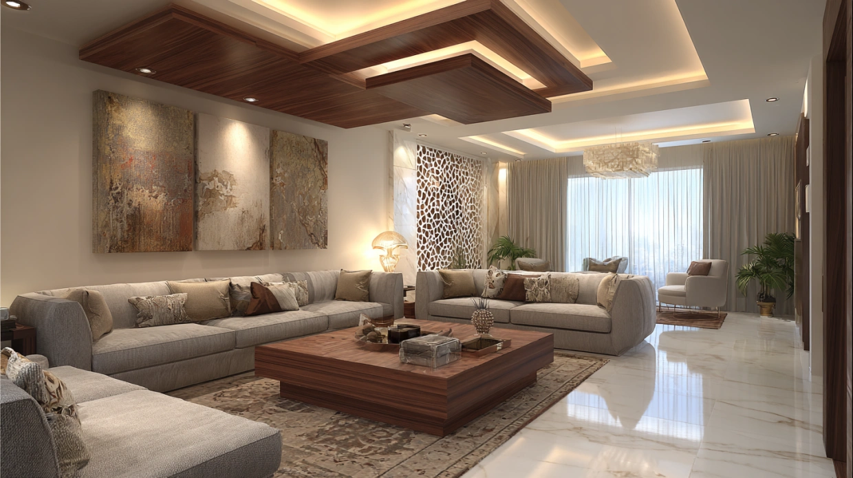 Gypsum false ceilings add style, lighting flexibility, and affordability to modern homes.