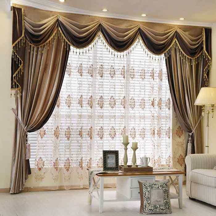 Living Room Curtain Design