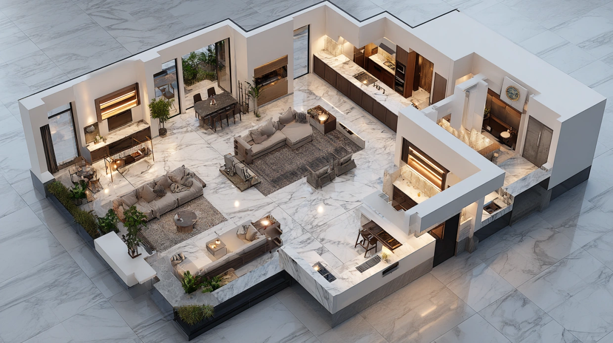 Smarter spaces with optimized 3D house design