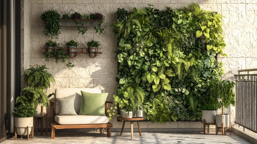 Vertical Garden on the Wall