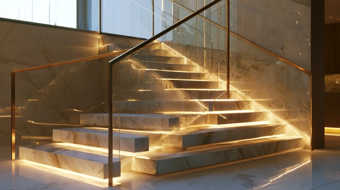 Vertical steel grill design