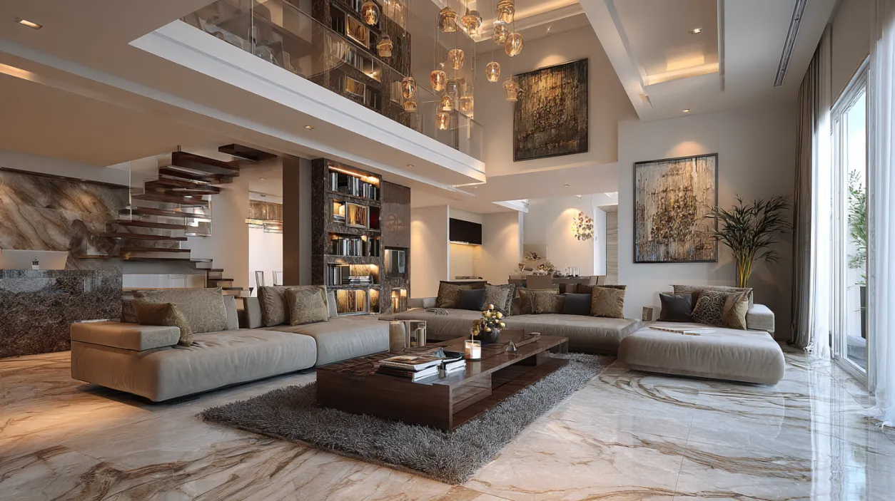 Expert villa interior designers in Bangalore at work.