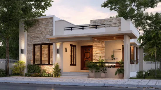 17 Simple Village Single-Floor Home Front Designs 2026