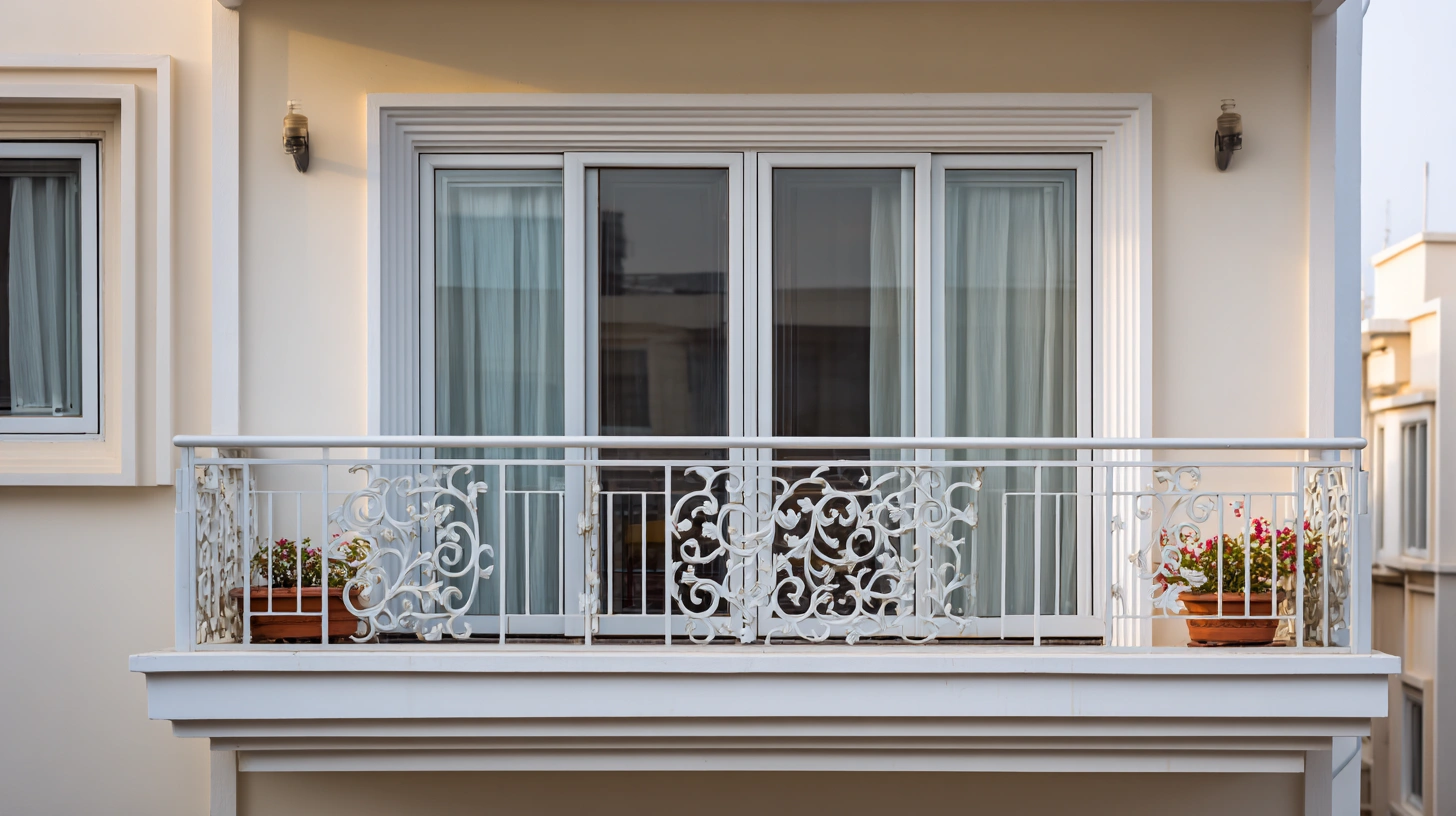 Durable white vinyl window frames for weather resistance