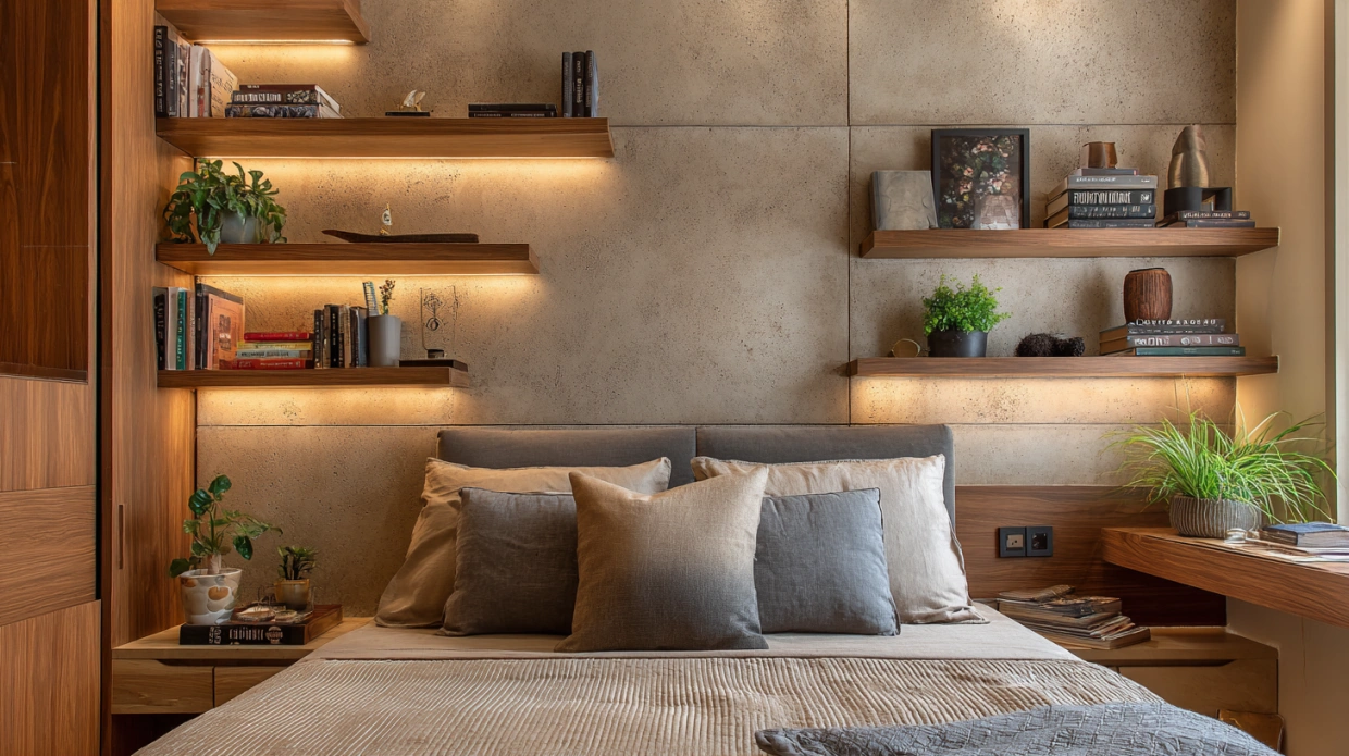 Wall Shelves Design for Bedroom: Ideas, Styles & Costs in 2026